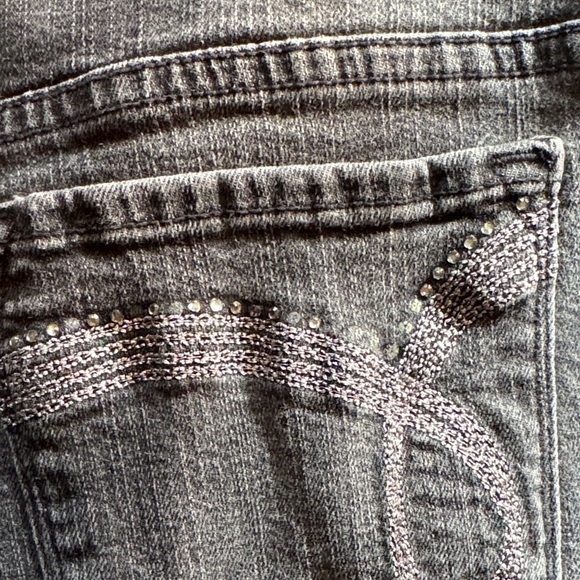 GUC Not Your Daughters Jeans Medium Was Black Denim Jeans Size 10 - Picture 8 of 8